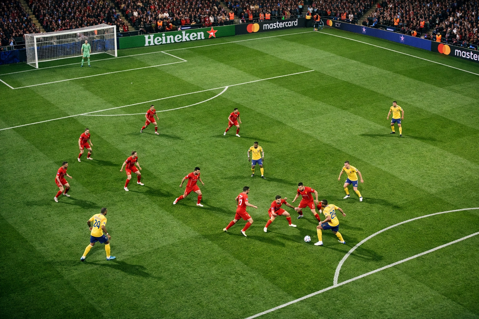 Liverpool Angriffspressing gegen Barcelona in der Champions League