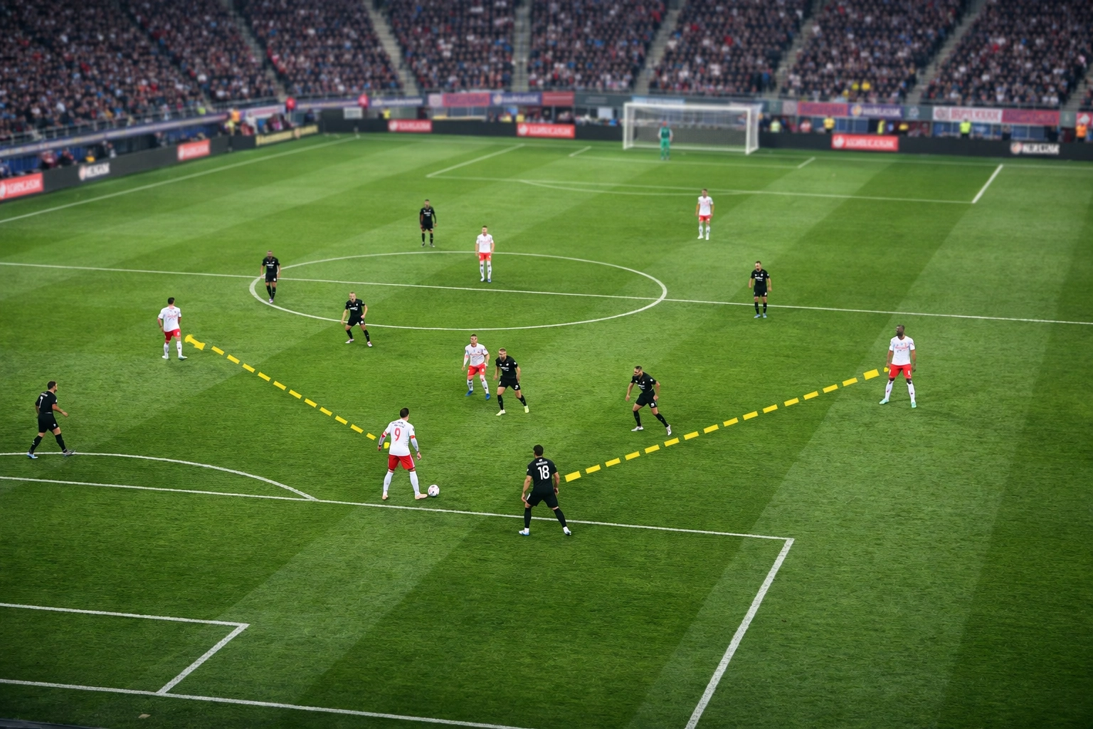 RB Leipzig Doppelsturm im 4-2-2-2 System unter Julian Nagelsmann