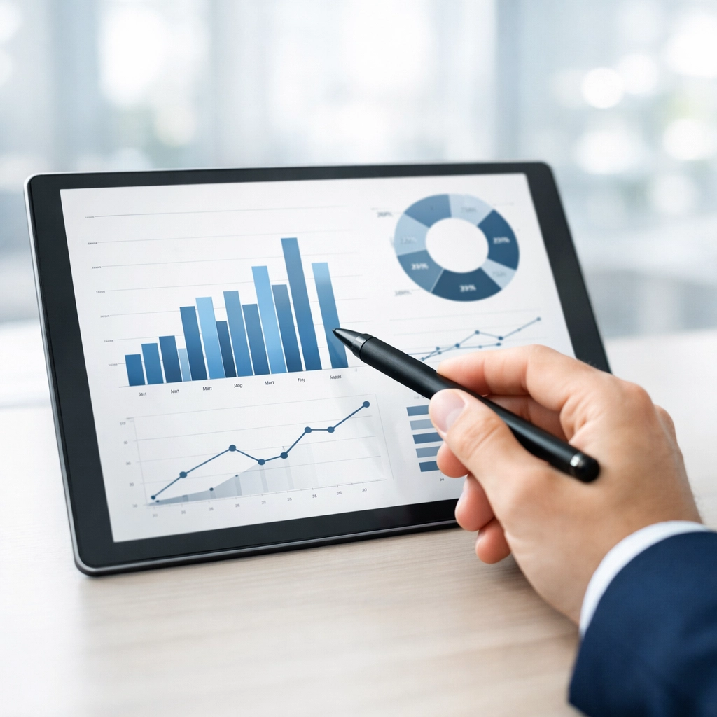 Datenbasierte Analyse von Statistiken und Trends für methodische Entscheidungen.
