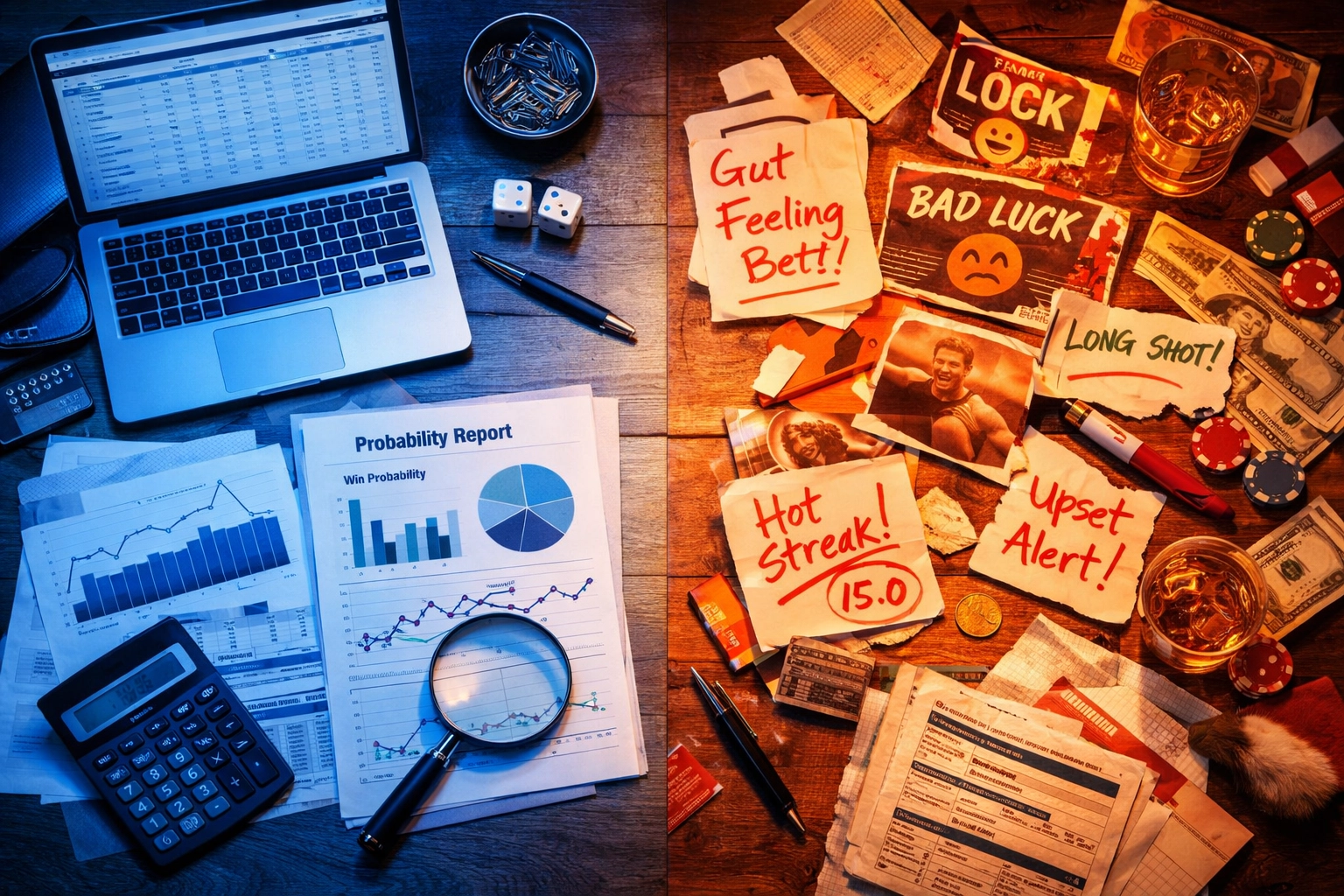 Vergleich zwischen datenbasierter Wettanalyse und emotionalen Entscheidungen bei Sportwetten