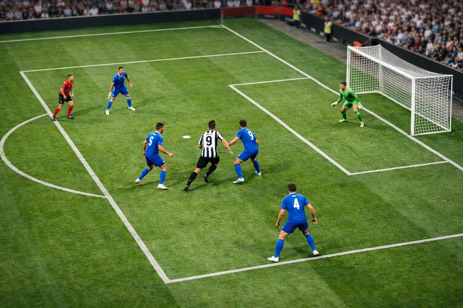 Taktische Übersicht Strafraumstürmer Positionierung Bundesliga