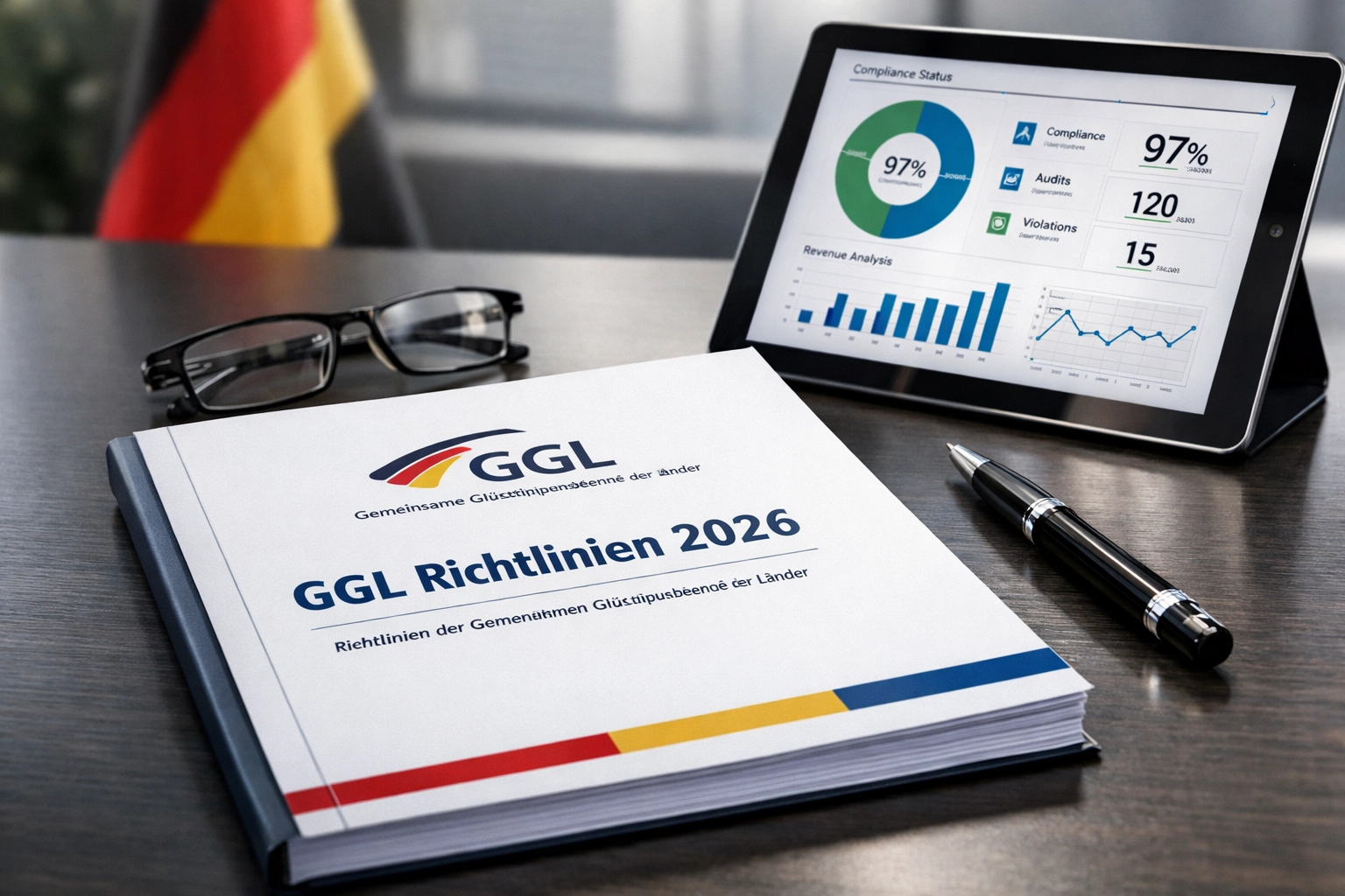 GGL Regulierungsdokument 2026 mit Compliance-Metriken für den deutschen Wettmarkt