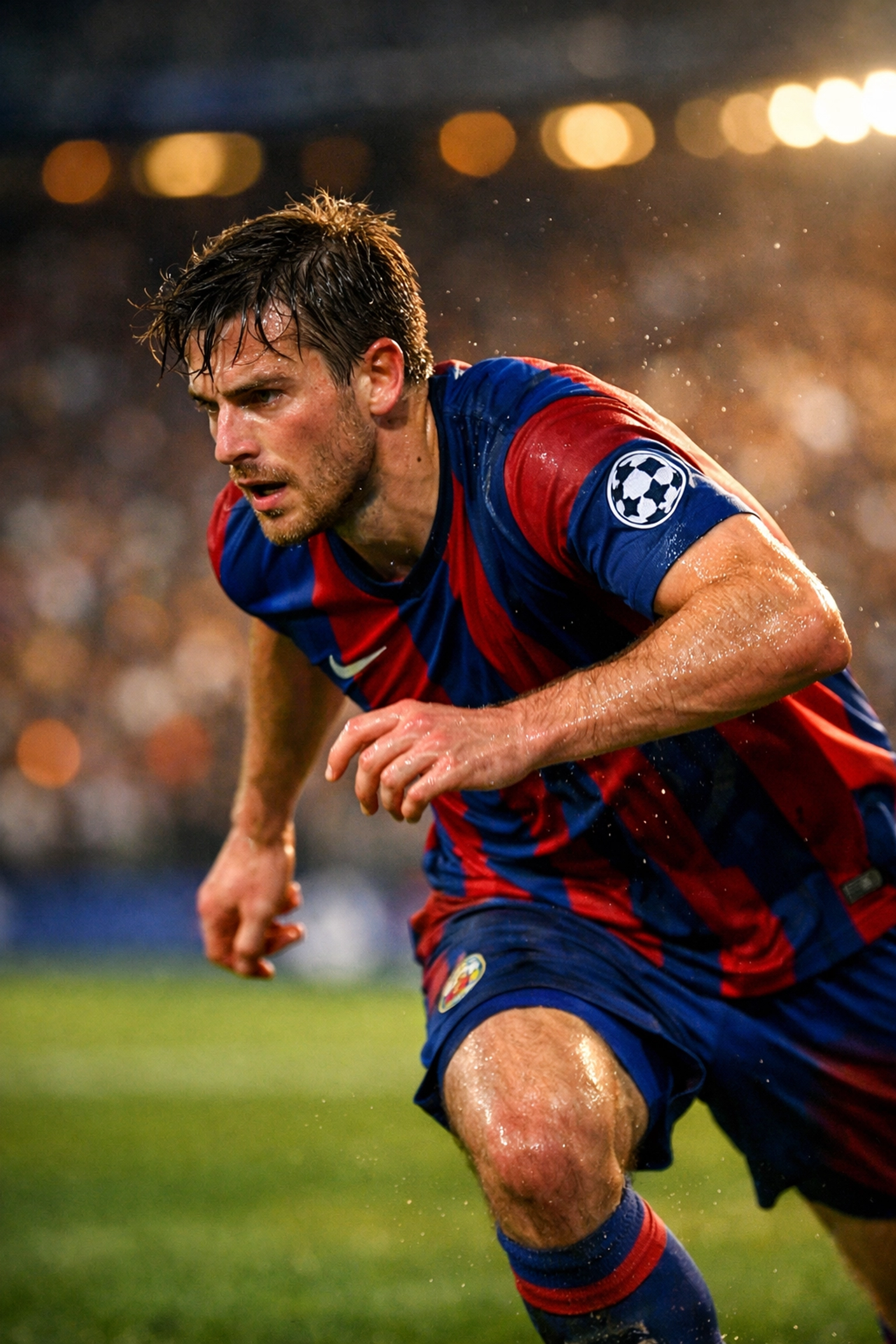 Erschöpfter Mittelfeldspieler im Champions League Achtelfinale unter Druck