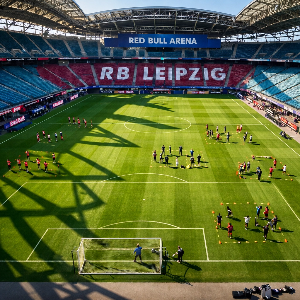 RB Leipzig Training im Red Bull Arena bei Bundesliga Kaderplanung