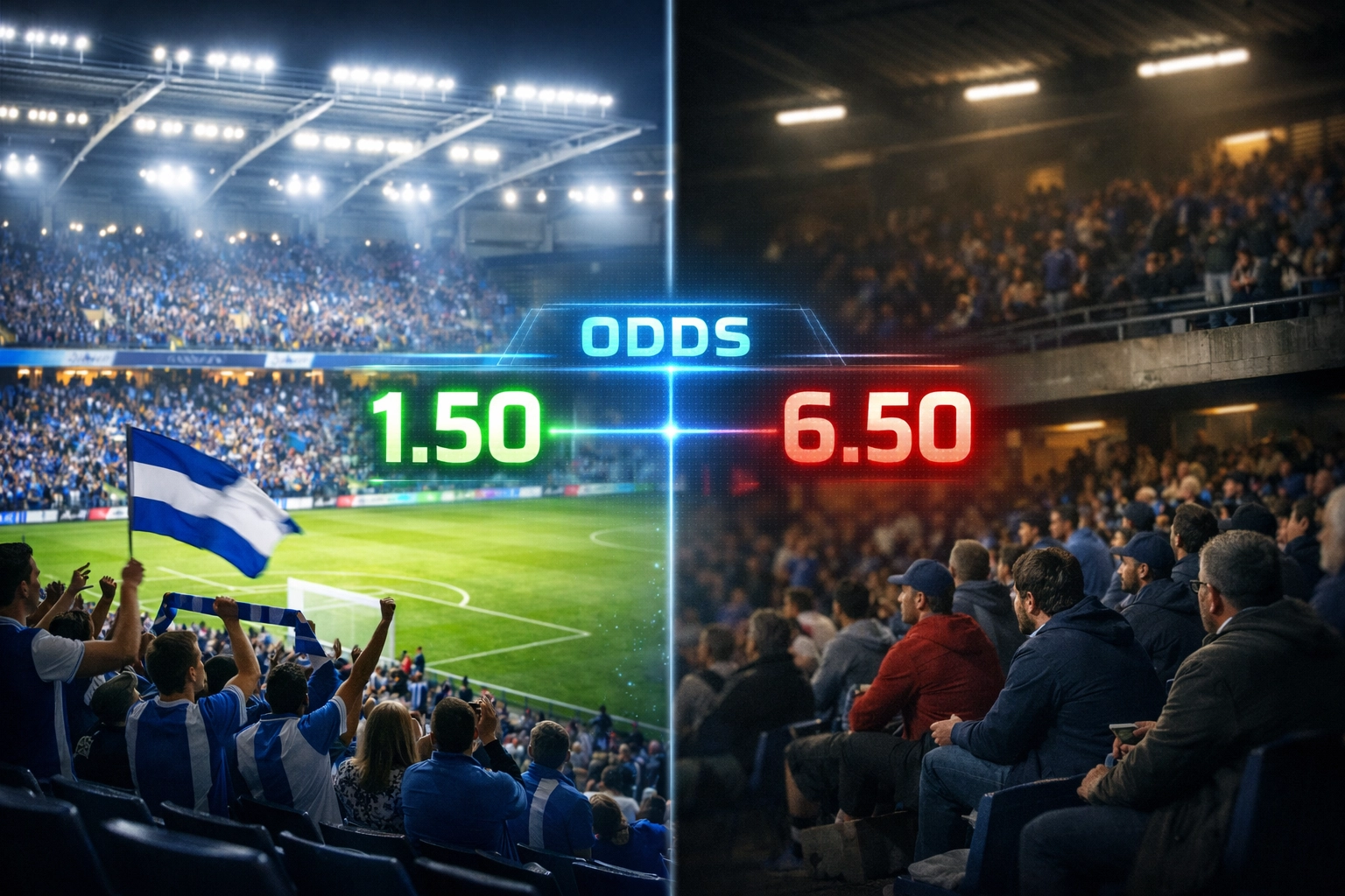 Visualisierung des Favorite-Longshot Bias mit Favoritenquoten und Außenseiterquoten im Vergleich