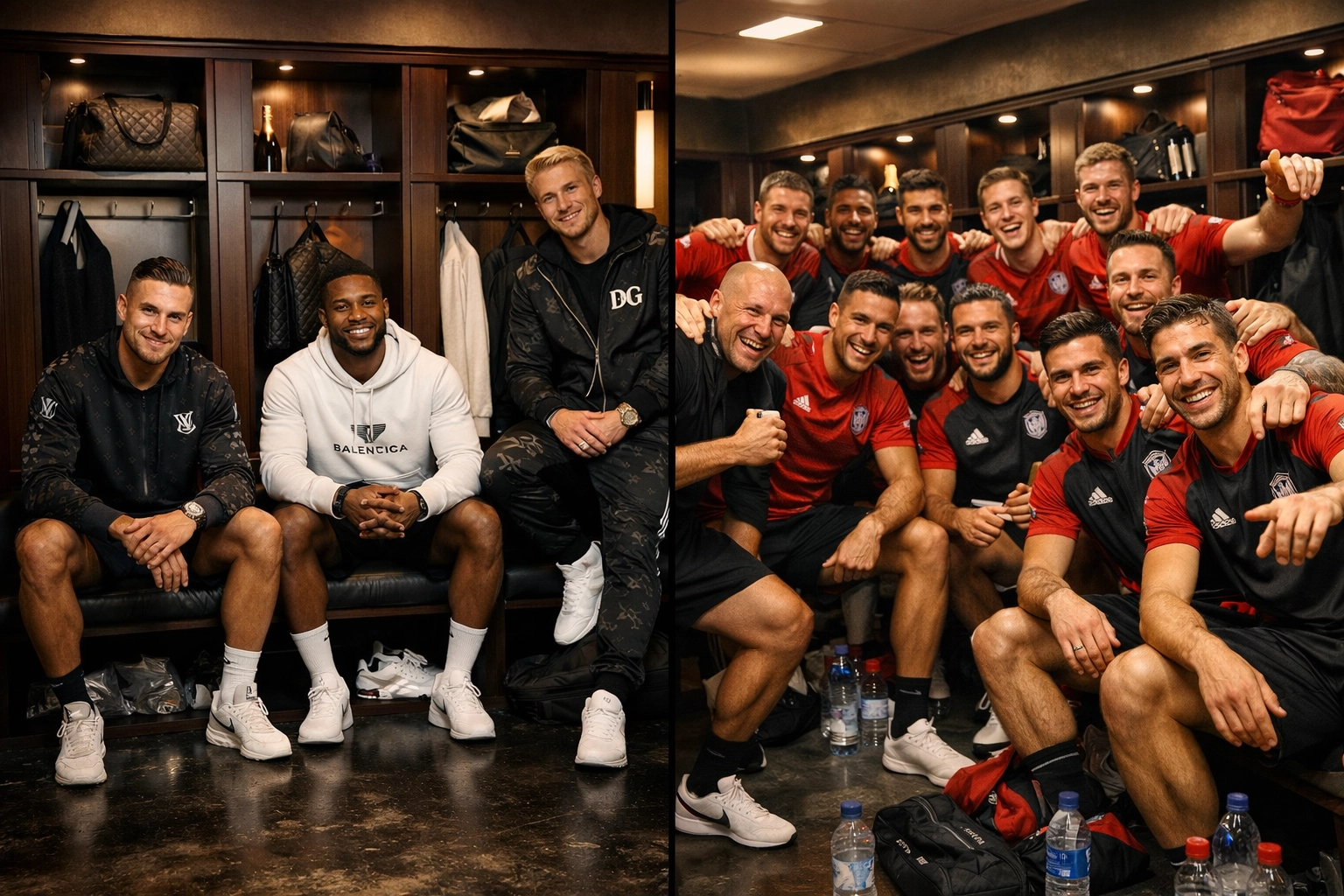 Vergleich Star-Startelf versus breiter Kader in Champions League Kabine