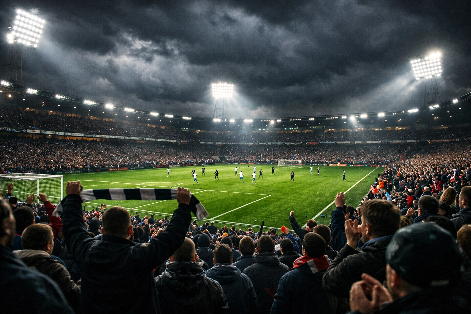Bundesliga Stadion Atmosphäre beim Abstiegskampf zwischen Heidenheim und HSV