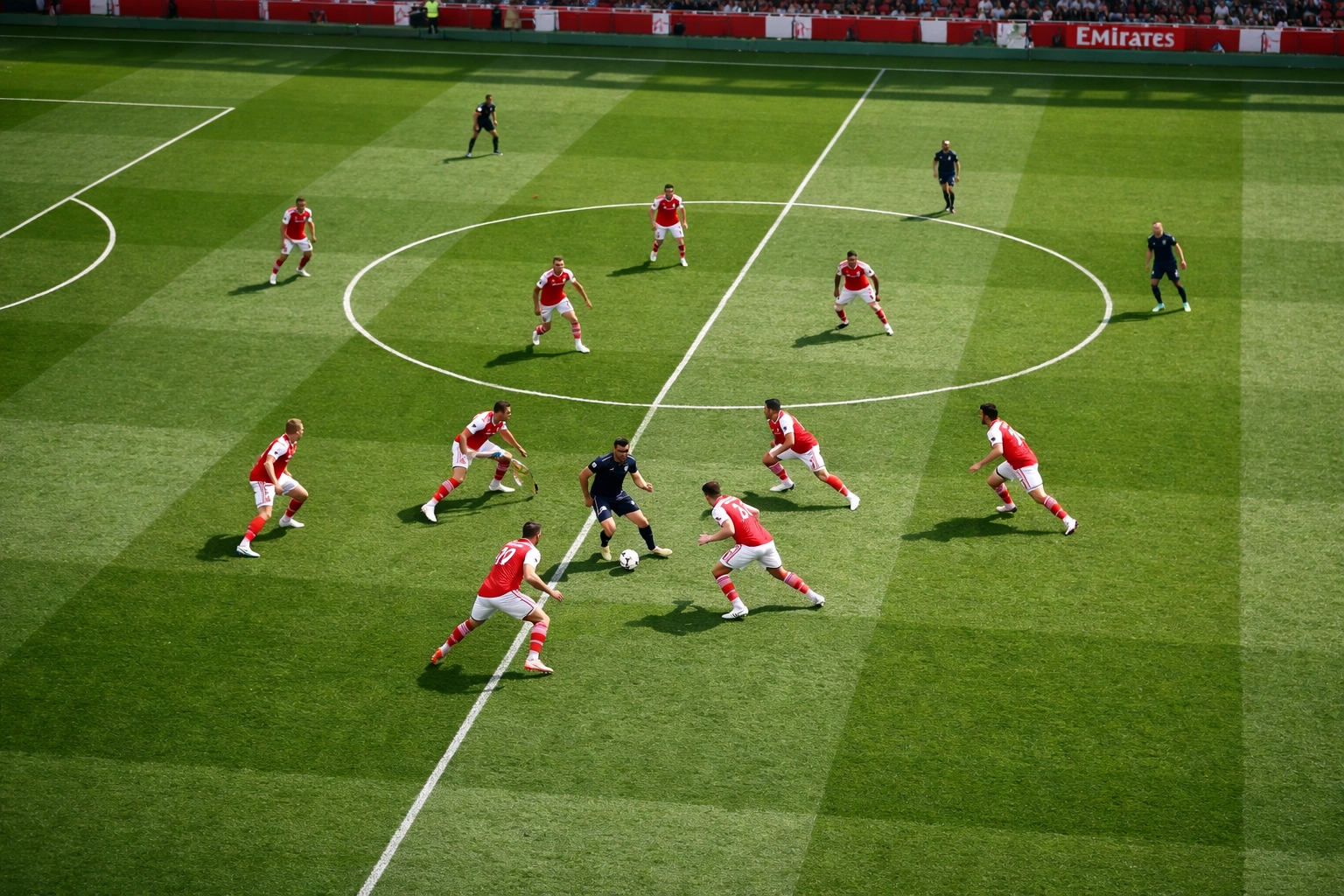 Arsenal Spieler führen koordiniertes Pressing unter Arteta aus - taktische Analyse