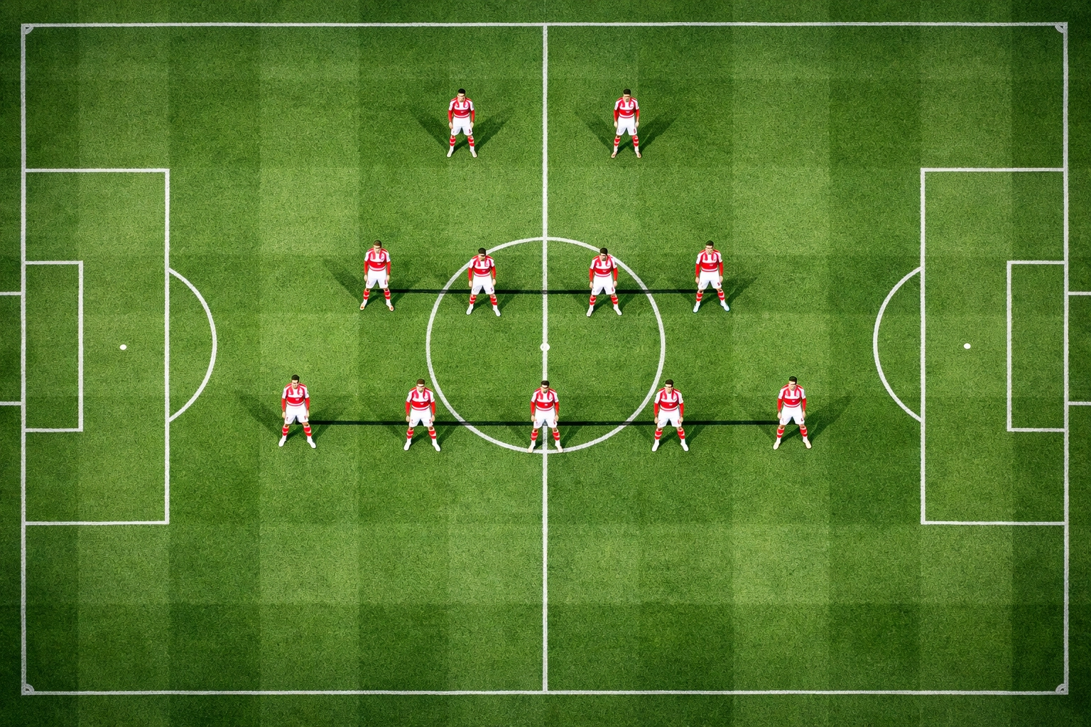 VfB Stuttgart 4-4-2 Defensivformation mit zentraler Raumkompression in der Bundesliga