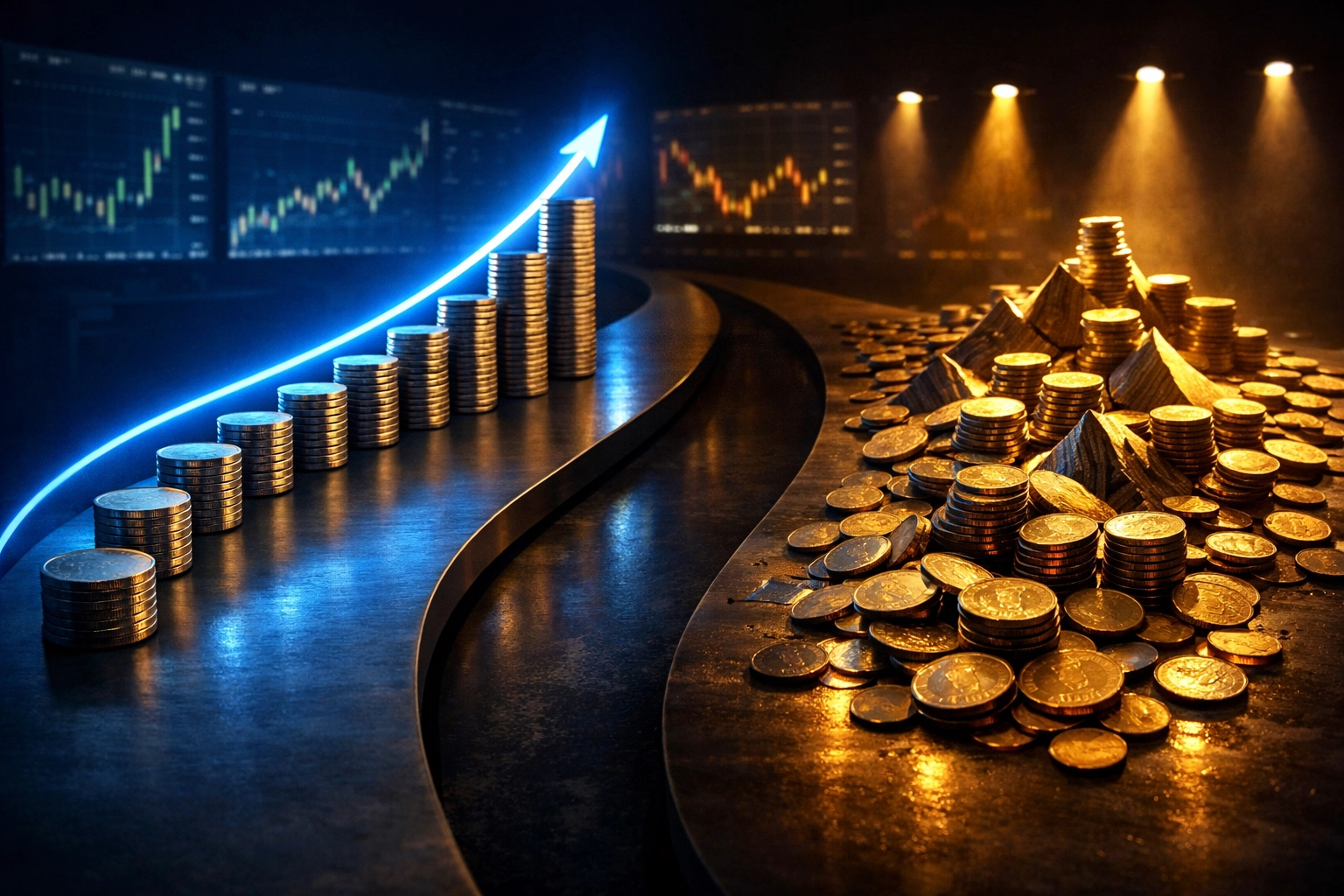 Value Betting vs Surebet Gewinnvergleich: stabile vs volatile Wachstumspfade
