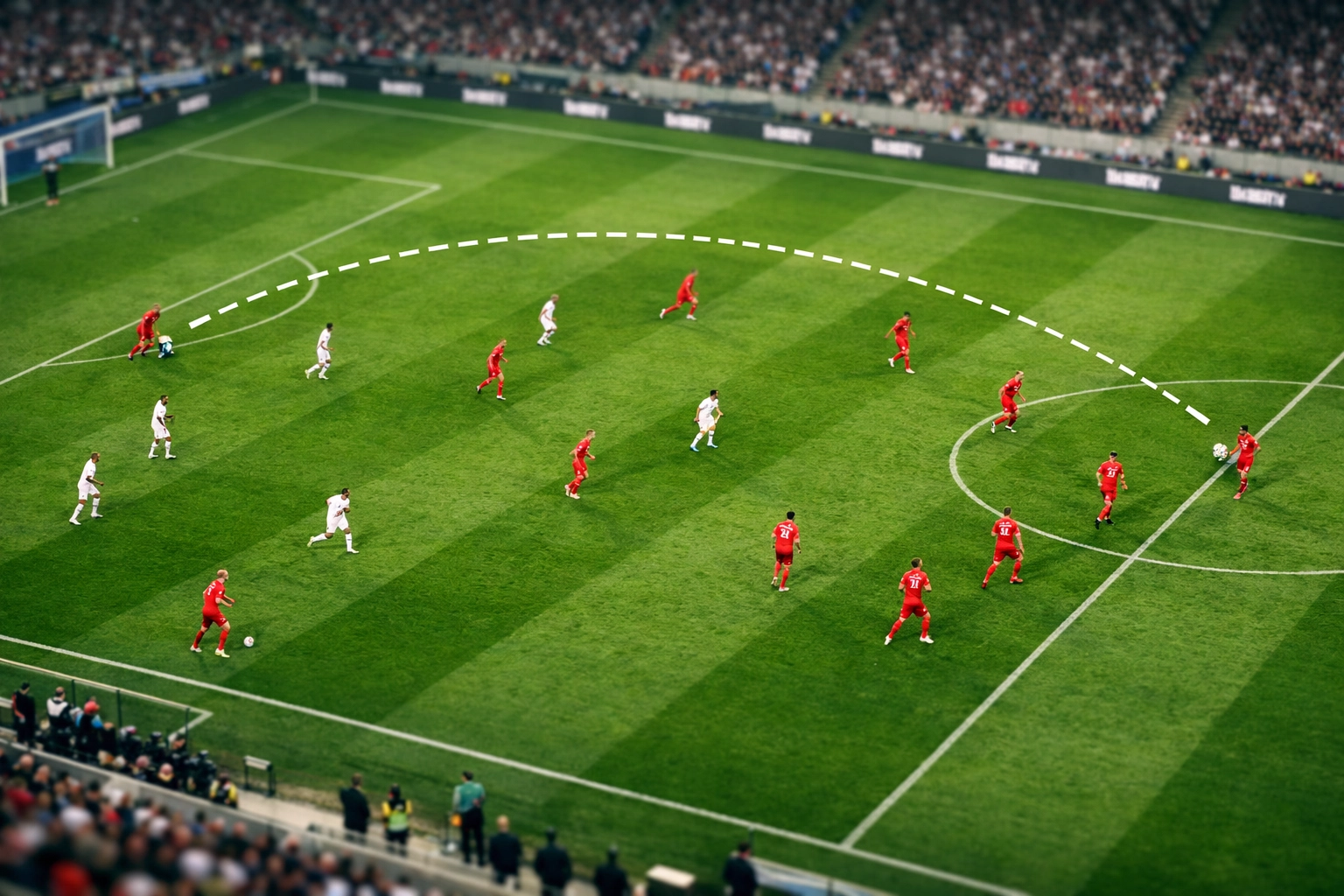 Taktische Verlagerung von RB Leipzig zur Überwindung des Gegenpressings