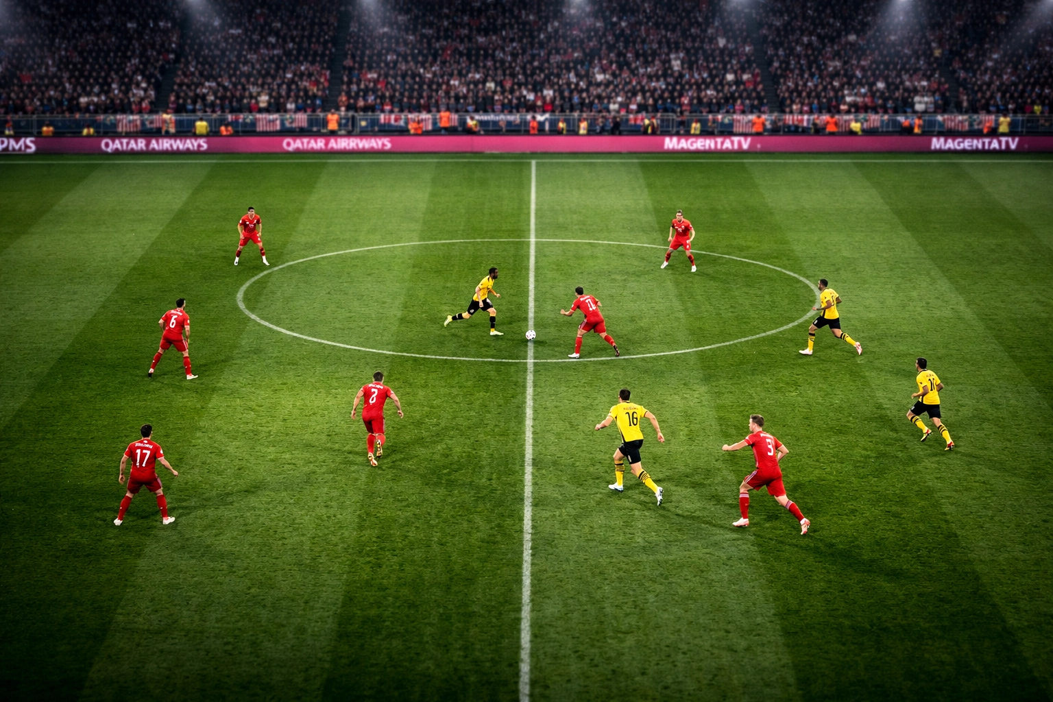 Dortmund nutzt Räume zwischen Bayerns Abwehr und Mittelfeld im Pressing