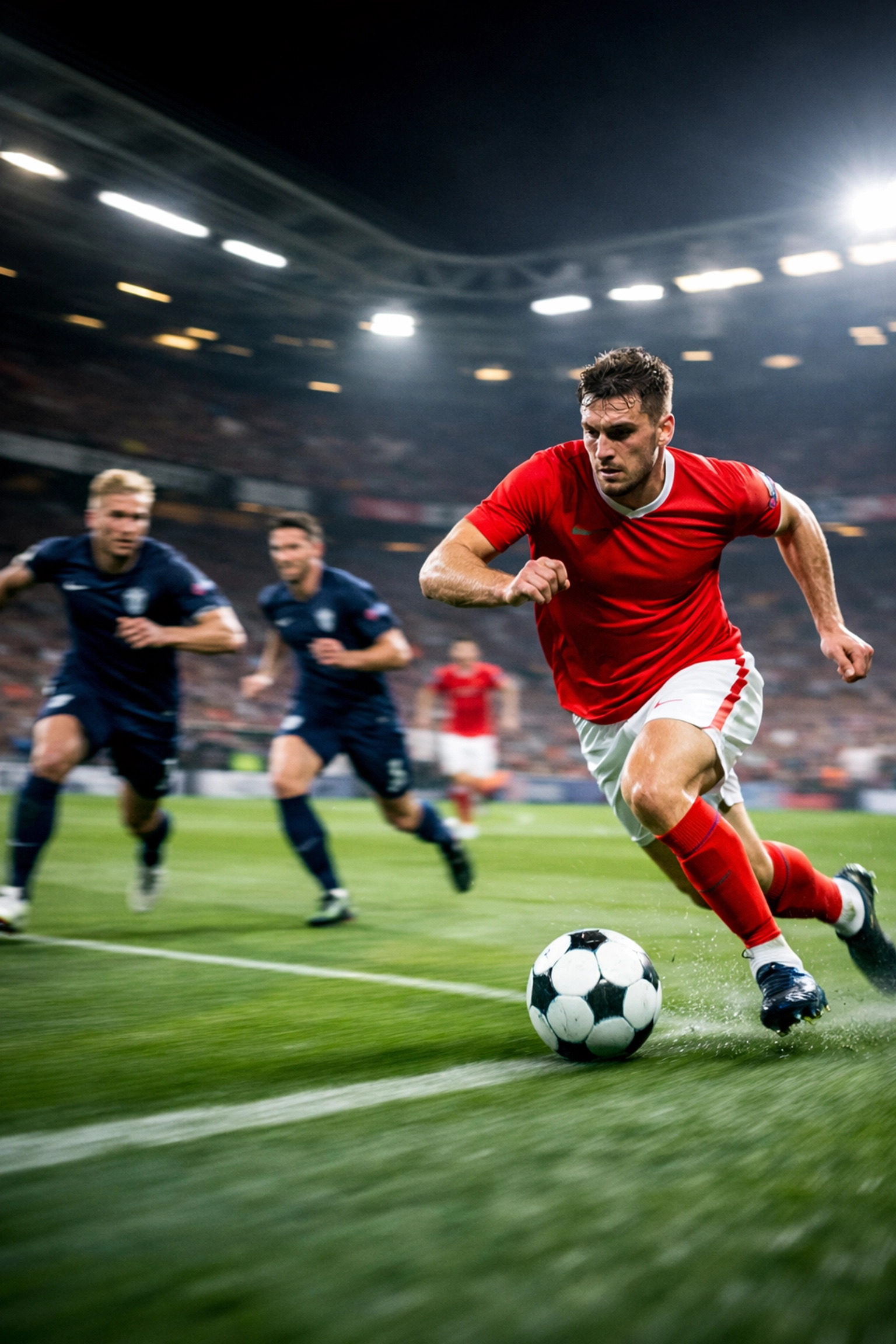 Schneller Konterangriff eines Elite-Teams nach defensiver Kompaktheit