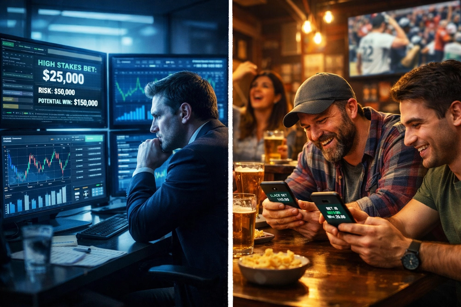 Vergleich zwischen professionellen Wettern und Freizeitwettenden bei der Quotenanalyse