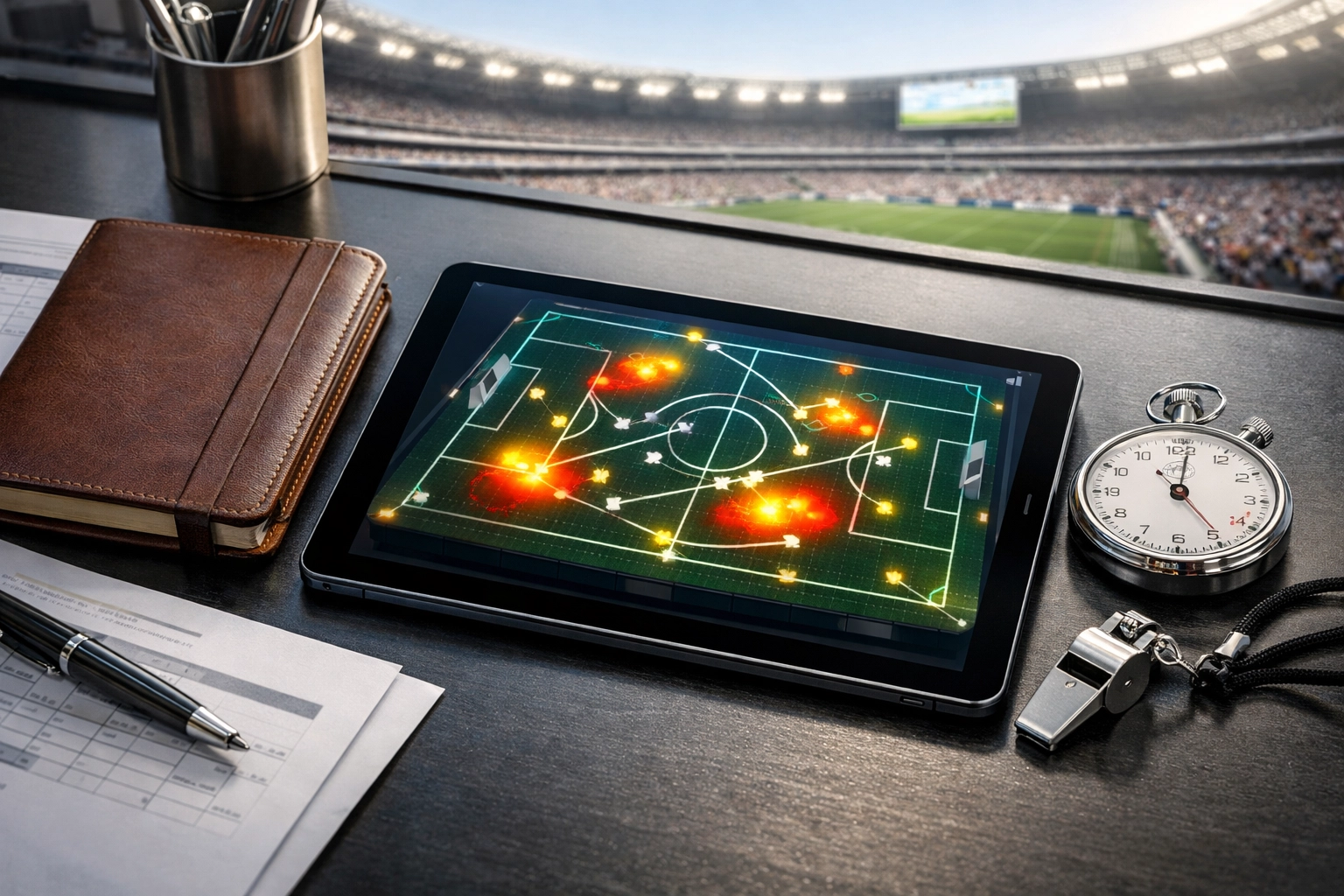 Datenbasierte Bundesliga-Analyse mit Taktik-Heatmap und statistischen Prognosen.