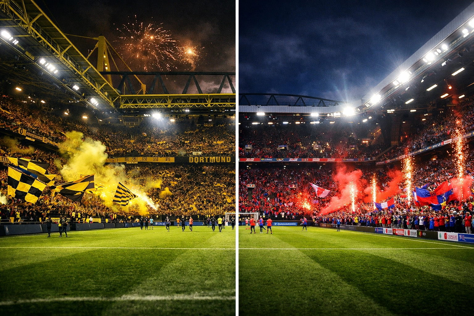 Bundesliga und Premier League Stadien im direkten Atmosphäre-Vergleich