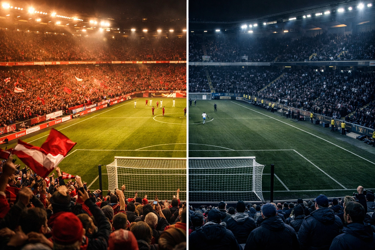 Heimvorteil vs Auswärtsspiele - BTTS-Analyse für Fußballstadion