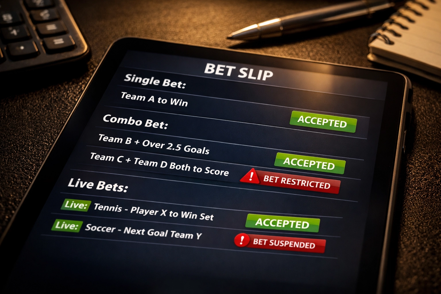 Übersicht verschiedener Wettarten für optimalen Bonusumsatz bei Sportwetten