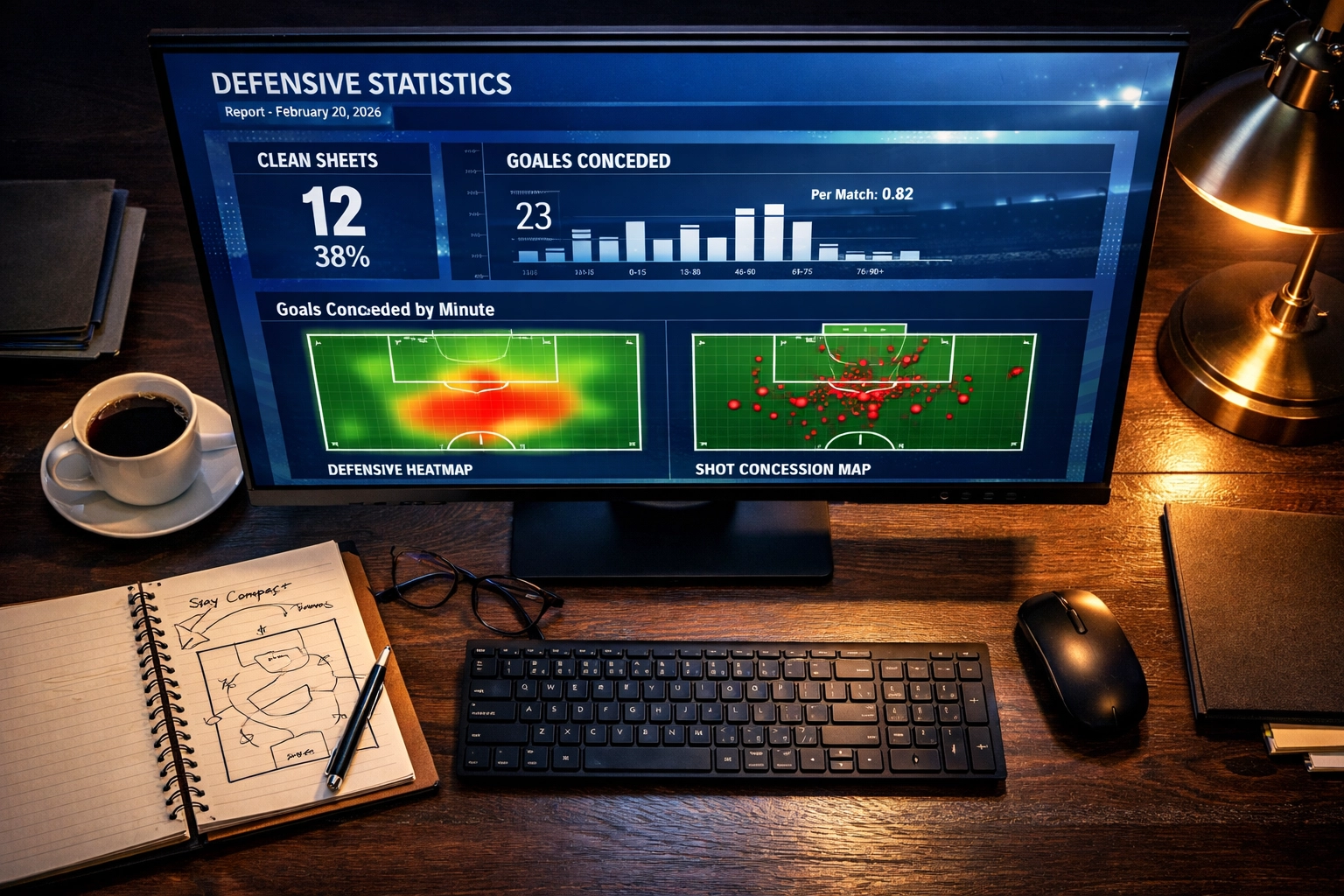 BTTS Defensive Statistik-Analyse mit Clean Sheets und Gegentore-Daten