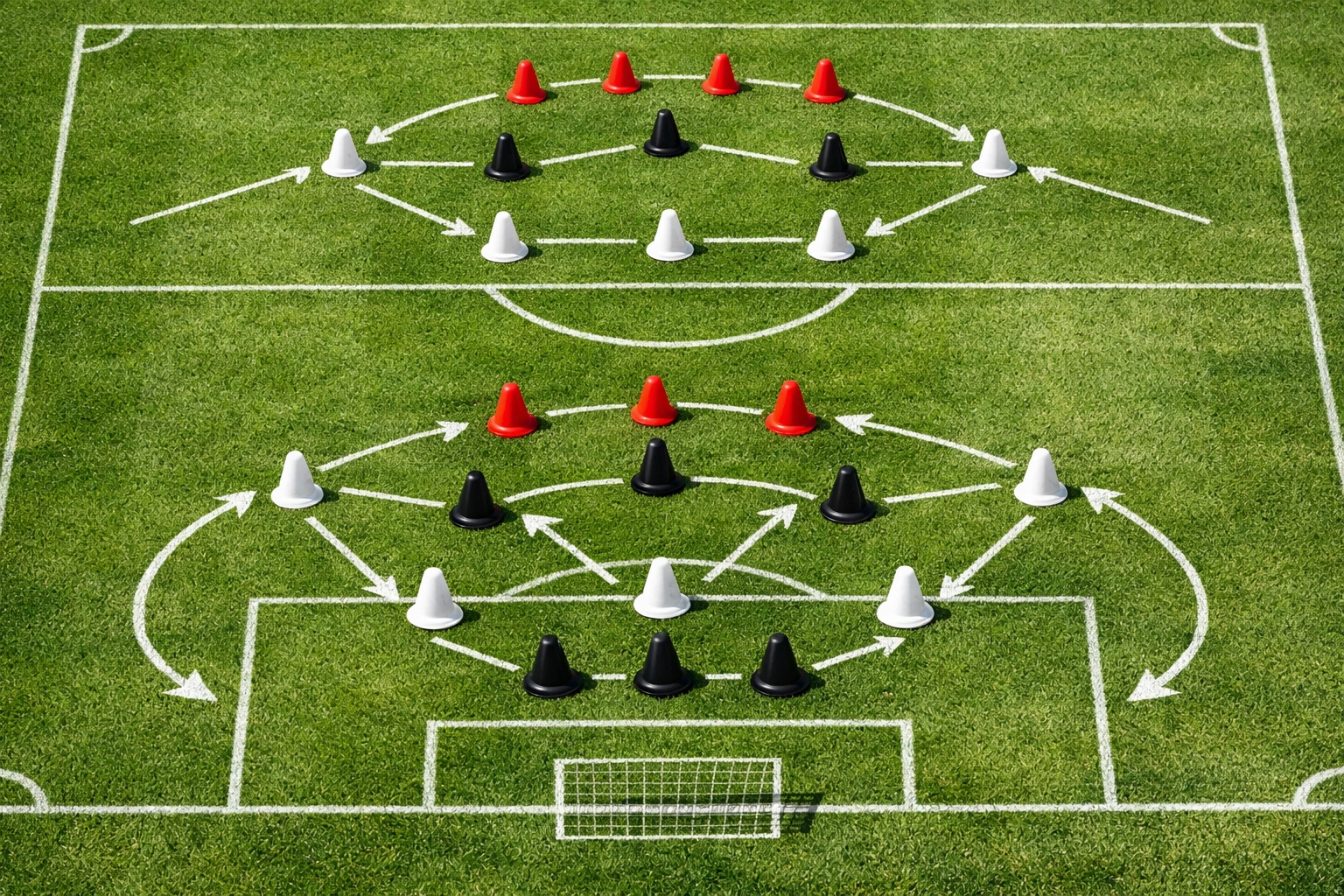 Deutschland Taktik 4-2-2-2 Formation Übersicht WM 2026 Spielaufbau