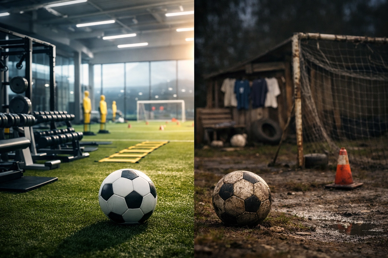 Unterschied zwischen Champions League Favoriten und Außenseitern im Vergleich