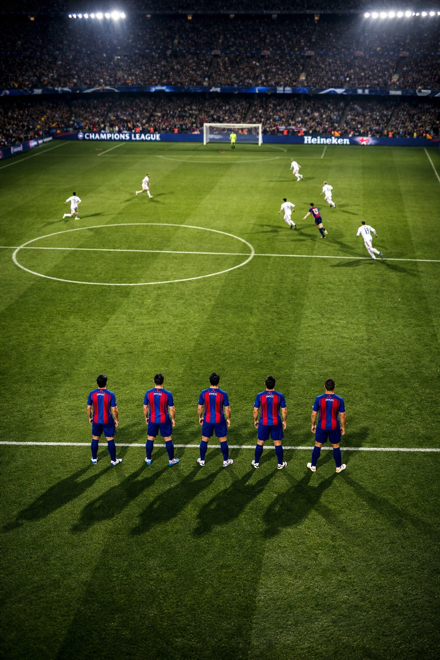 Barcelona hohe Abwehrlinie Champions League Rückrunde 2026 mit gefährlichen Lücken