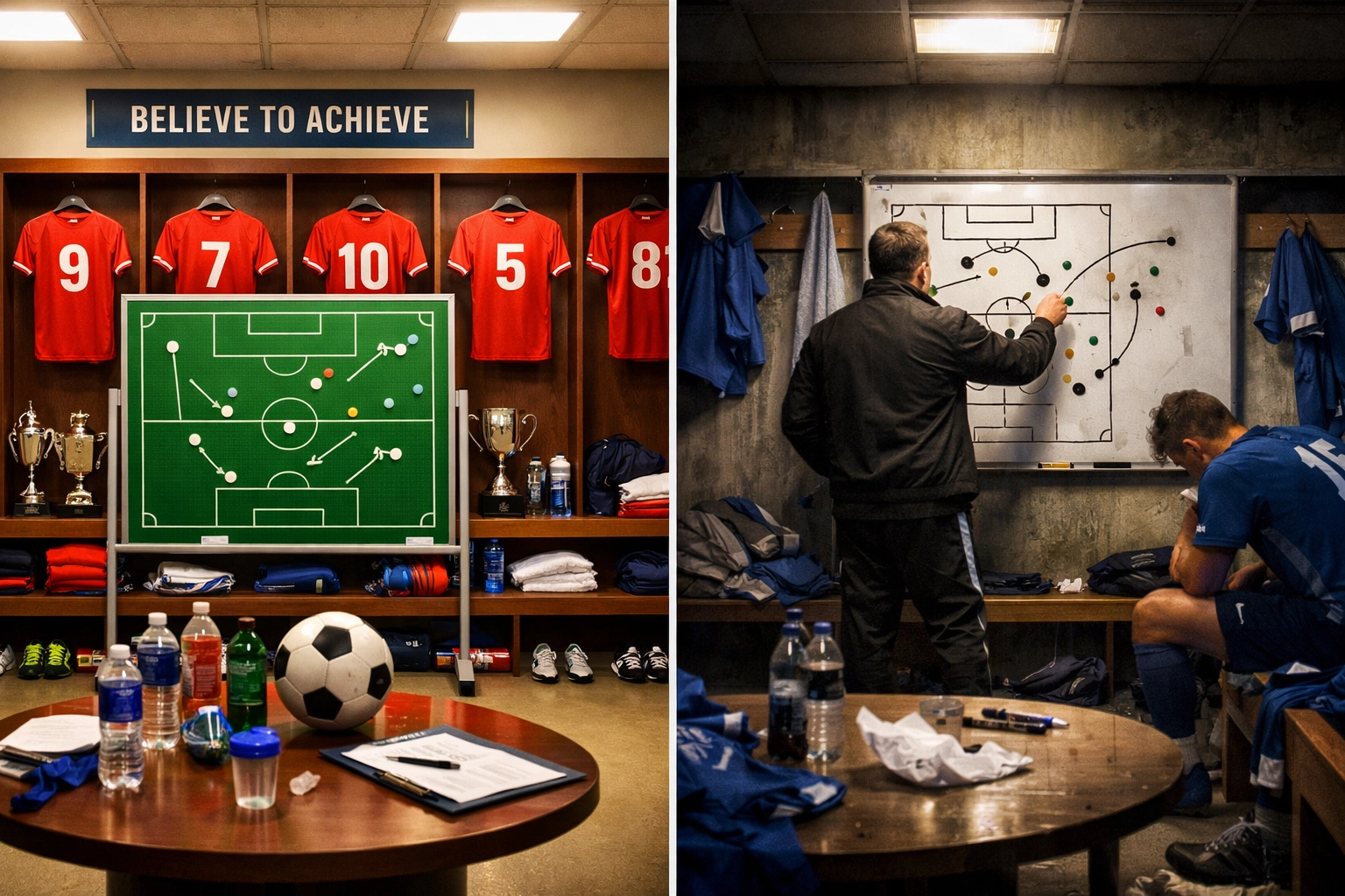 Bundesliga Kabinen im Vergleich: Motivationslage und Teampsychologie vor dem Spiel