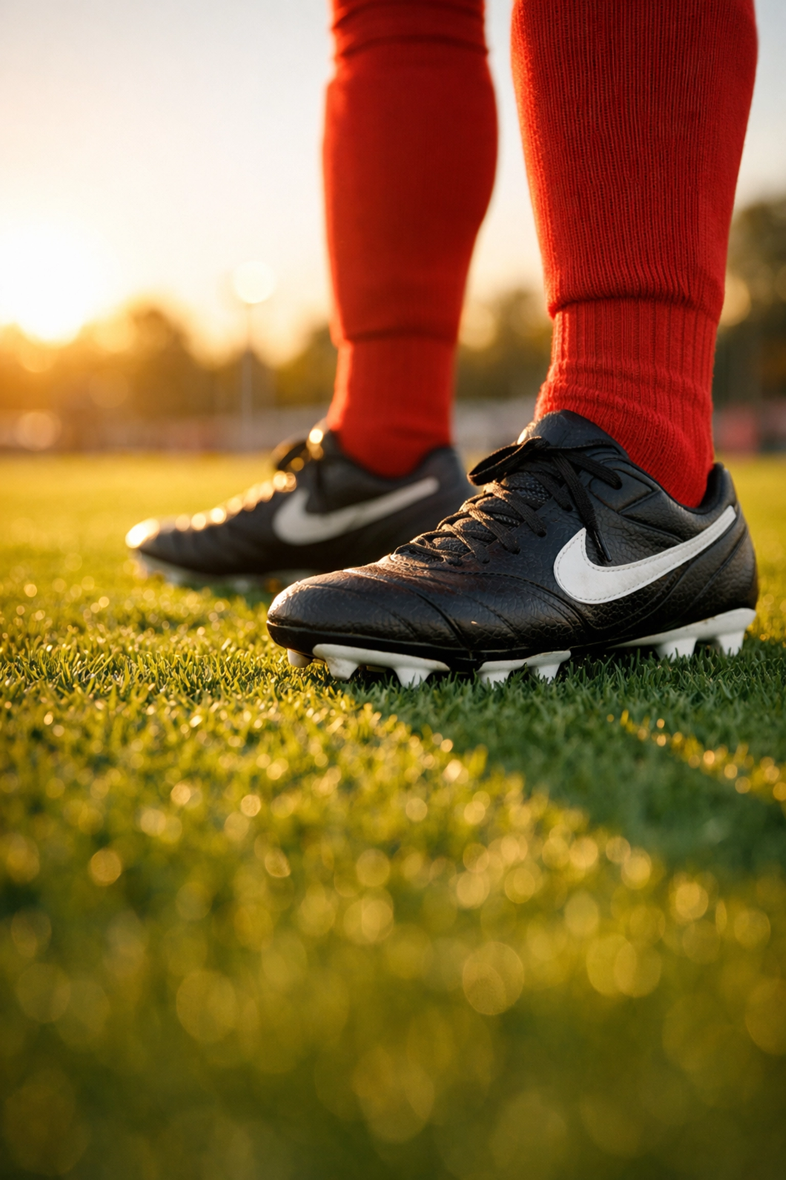 Fußballprofi in rotem Trikot auf Rasen für die Liverpool Premier League Analyse