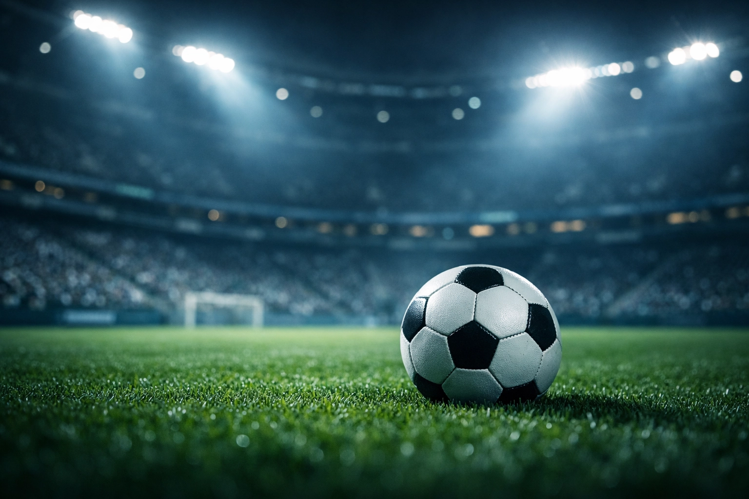 Fußballstadion vor Bundesliga-Spiel Heimvorteil-Analyse für Sportwetten