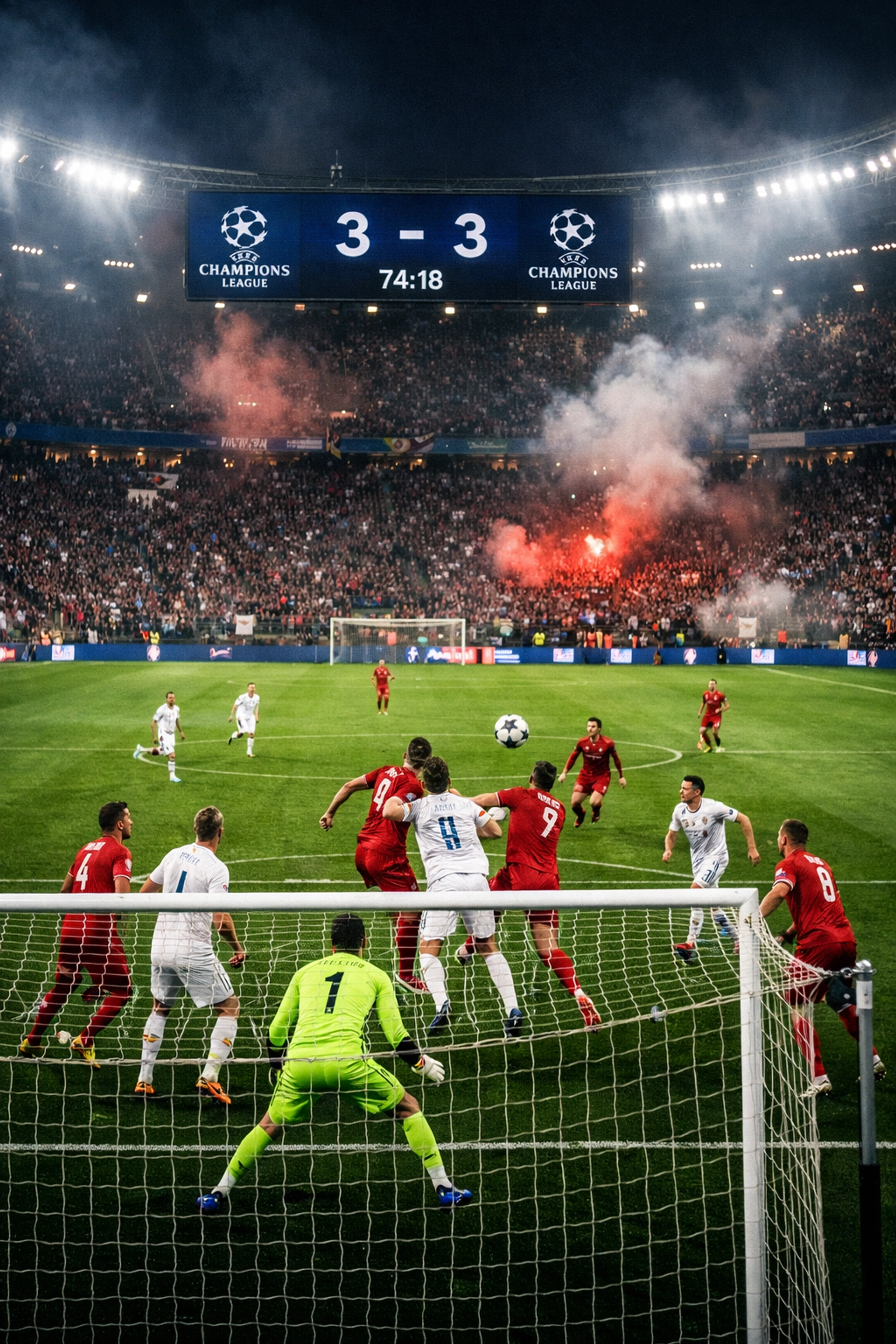 Champions League Stadion bei Nacht Real Madrid gegen Bayern München Sportwetten-Tipp