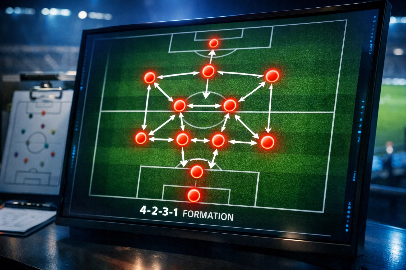 Bayern München 4-2-3-1 Formation mit Doppelsechs-Taktik unter Kompany