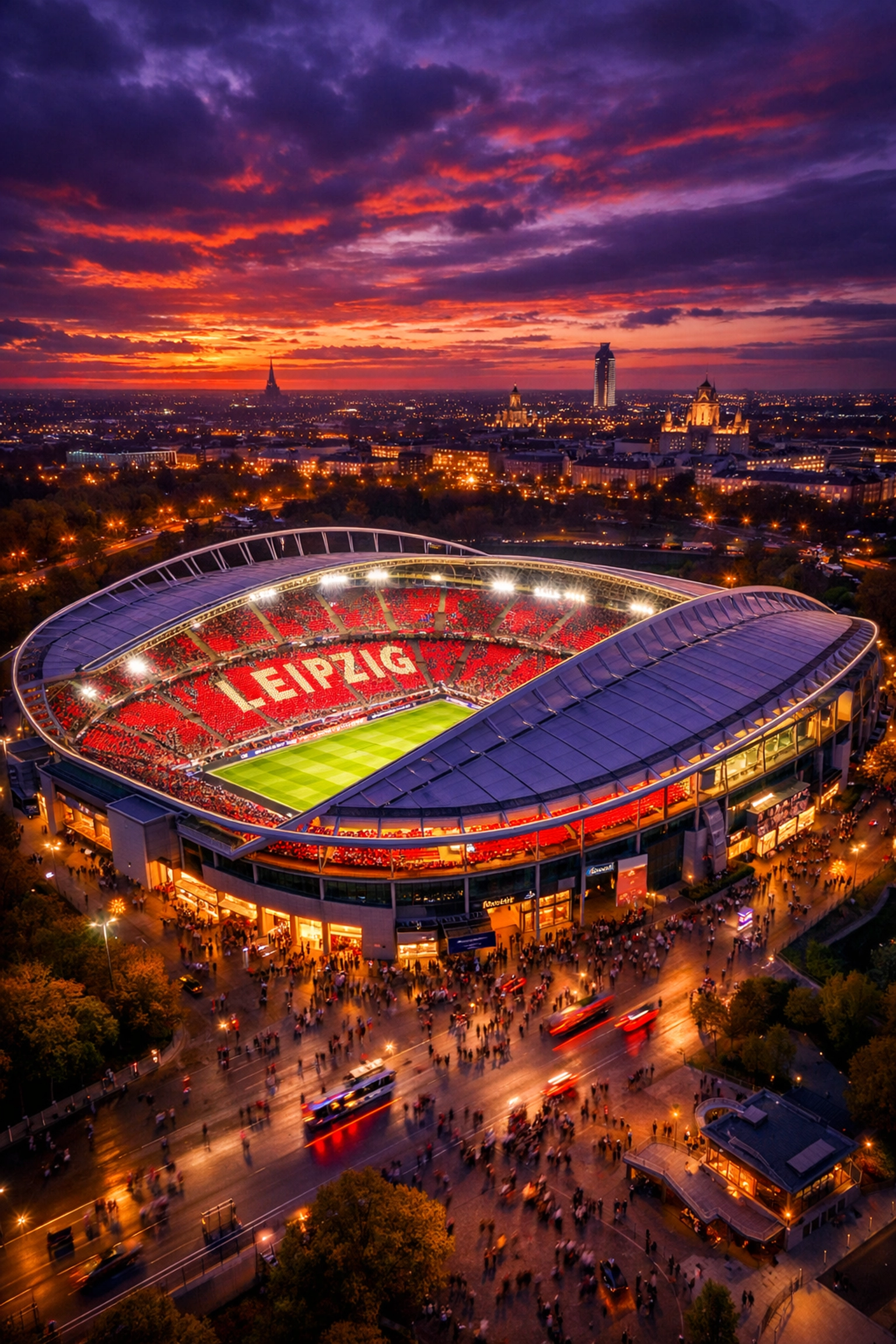 Red Bull Arena Leipzig Bundesliga-Spieltag: Heimstätte für das Topspiel gegen Dortmund