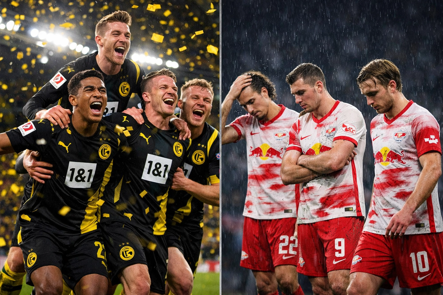 Formvergleich Dortmund Leipzig: BVB-Siegesserie trifft auf RB-Krise in der Bundesliga