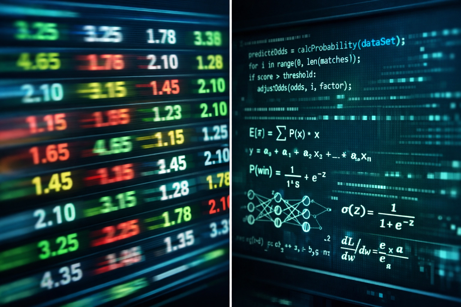 Schwankende Wettquoten und Algorithmus-Code zeigen Quotenmanipulation