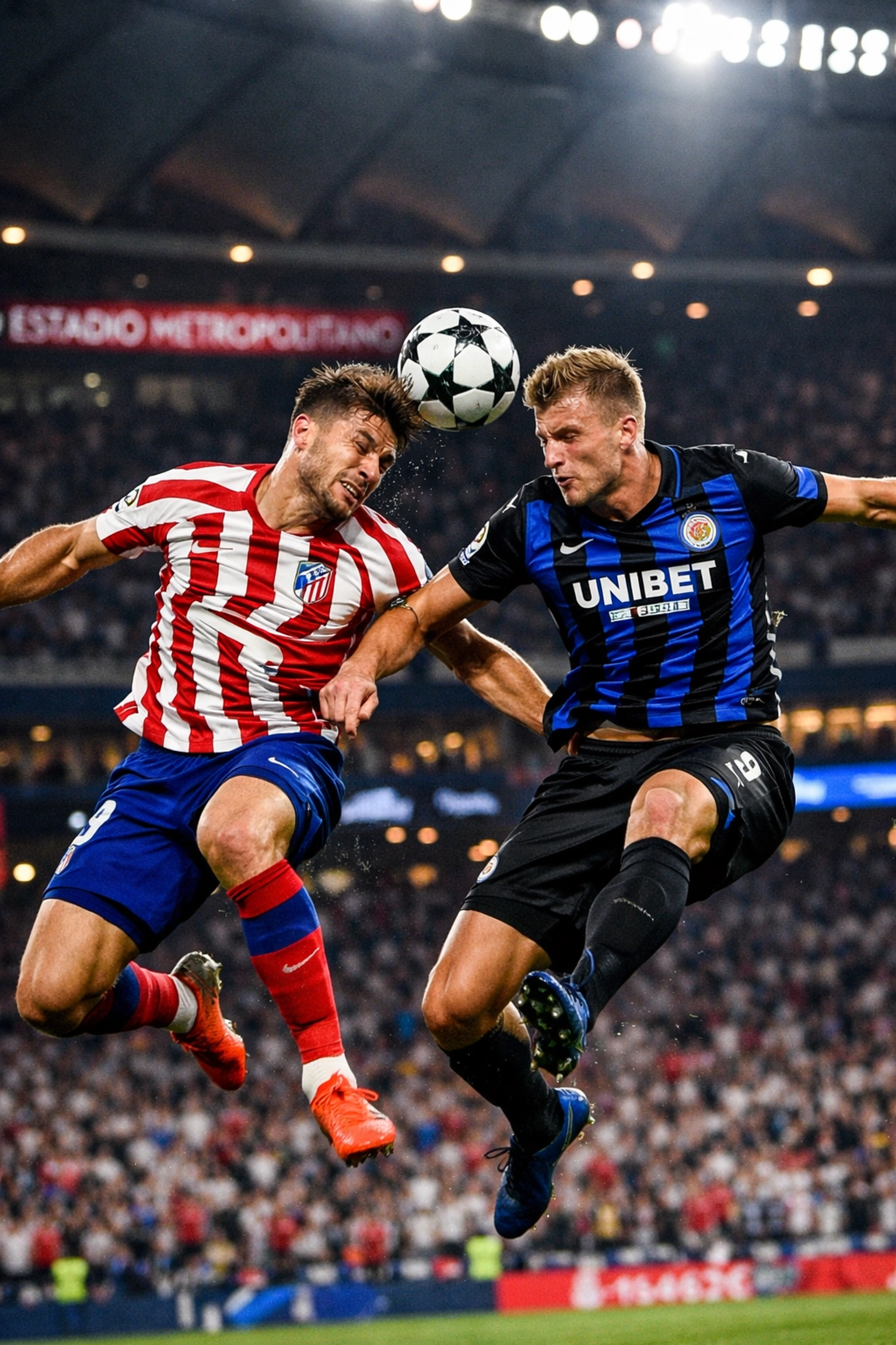 Atletico Madrid gegen Club Brugge im Champions League Duell im Estadio Metropolitano