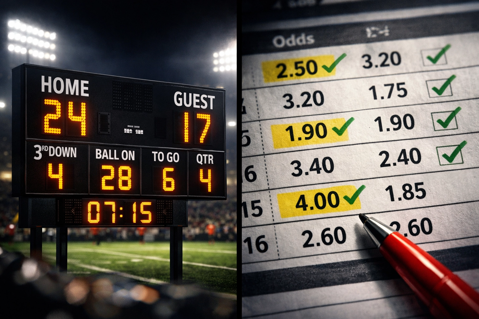 Vergleich von Spielstatistiken und Wettquoten für fundierte Sportwetten-Entscheidungen