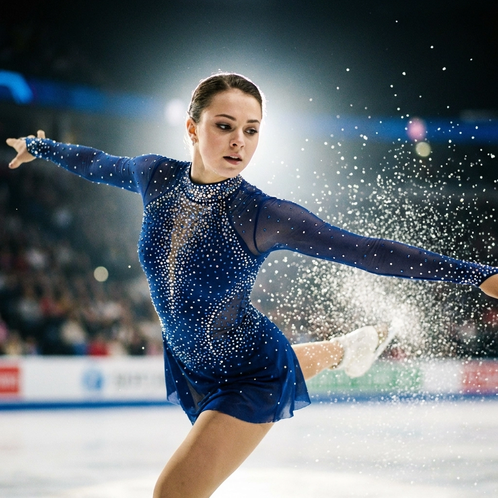 Eiskunstlauf Einzelläuferin Kurzprogramm Teamwettbewerb Olympische Winterspiele