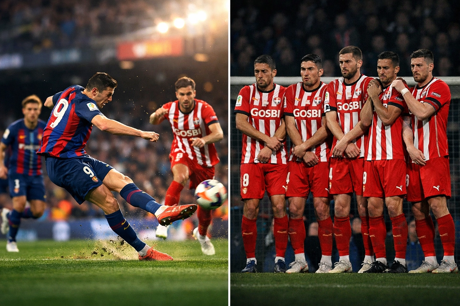 Kontrast zwischen offensiver Barcelona-Spielweise und defensiver Girona-Taktik