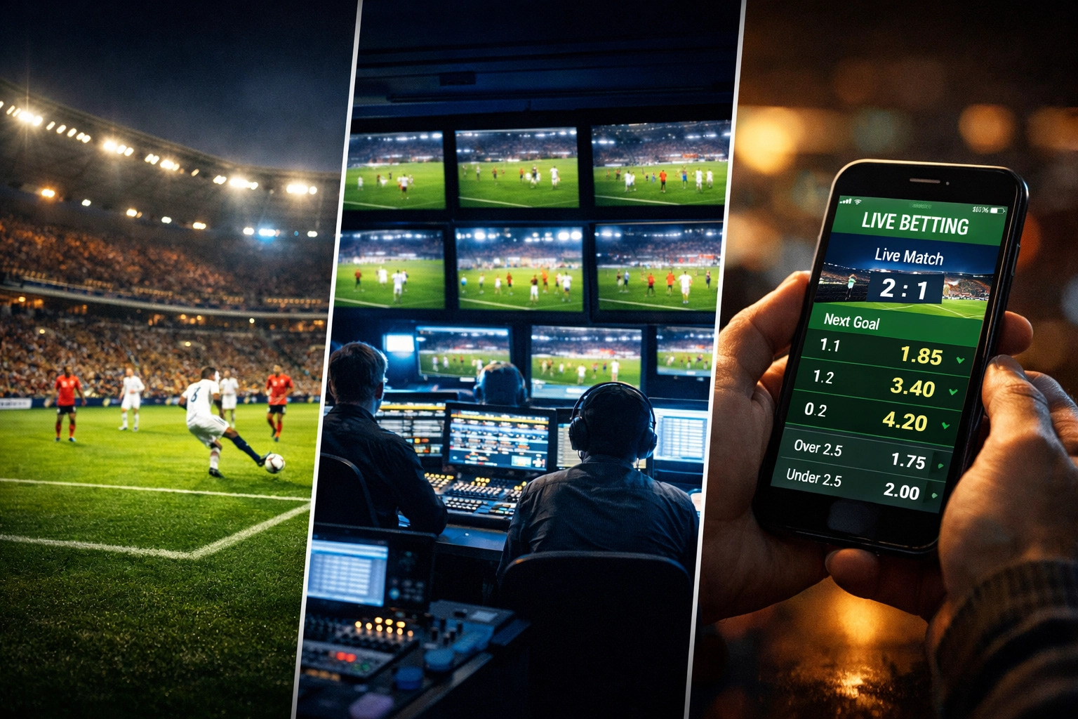 Zeitverzögerung bei Live Wetten vom Stadion über TV-Übertragung bis zur Quotenaktualisierung beim Buchmacher