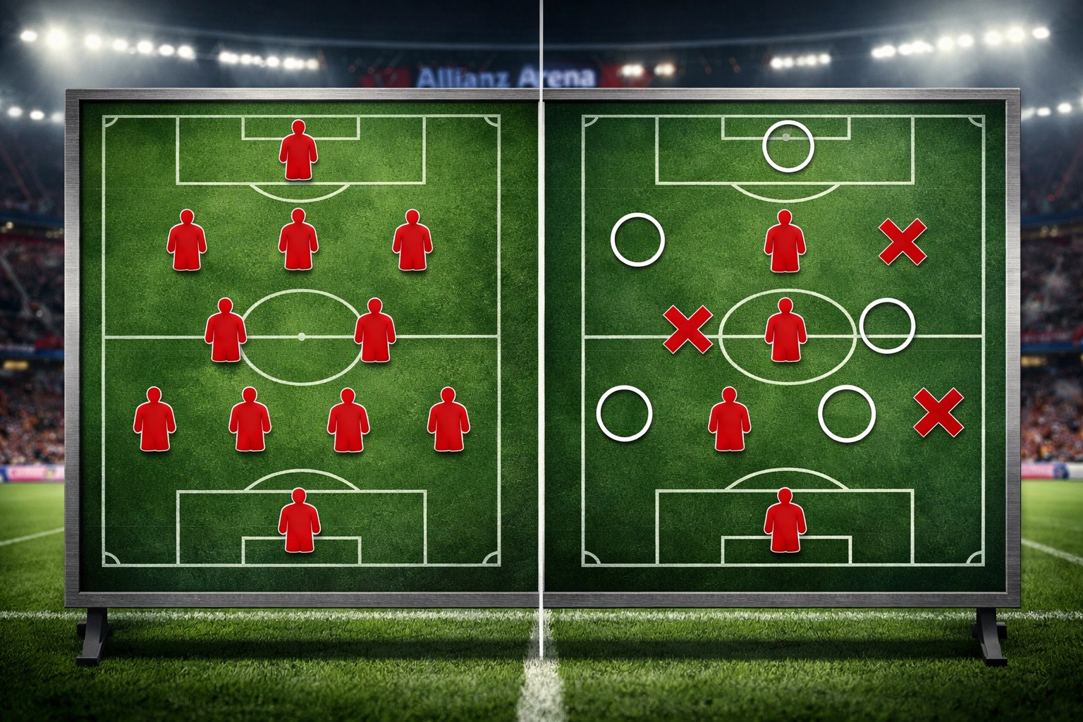 Bayern München Aufstellung Verletzungskrise taktische Flexibilität Champions League 2026