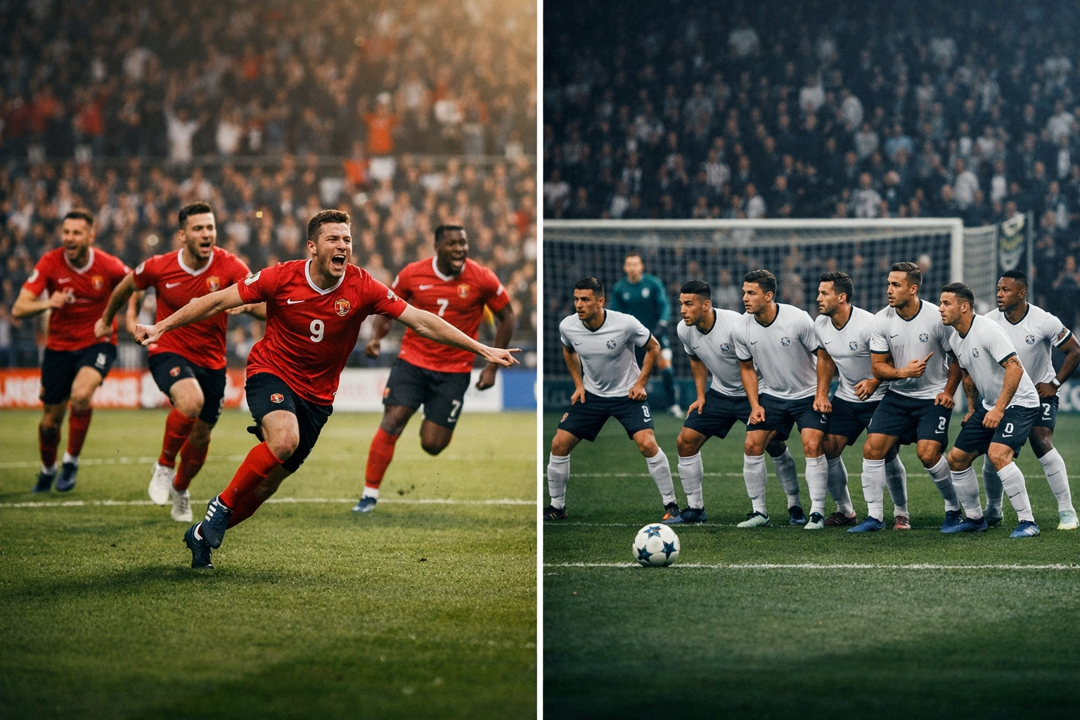 Offensiv gegen defensiv Taktikvergleich im Bundesliga-Spiel