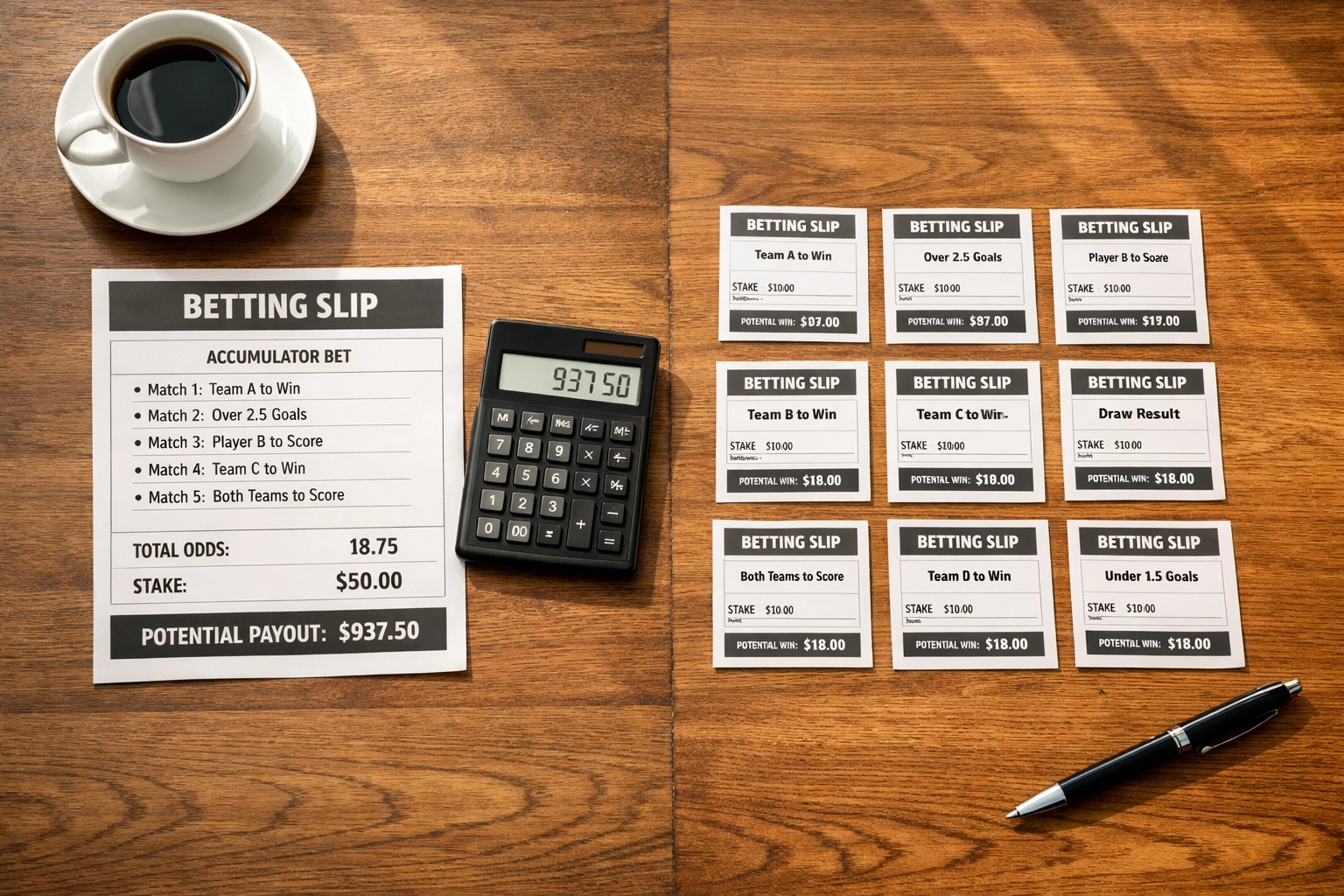 Vergleich Kombiwetten versus Einzelwetten: Wettscheine und Einsatzstrategie