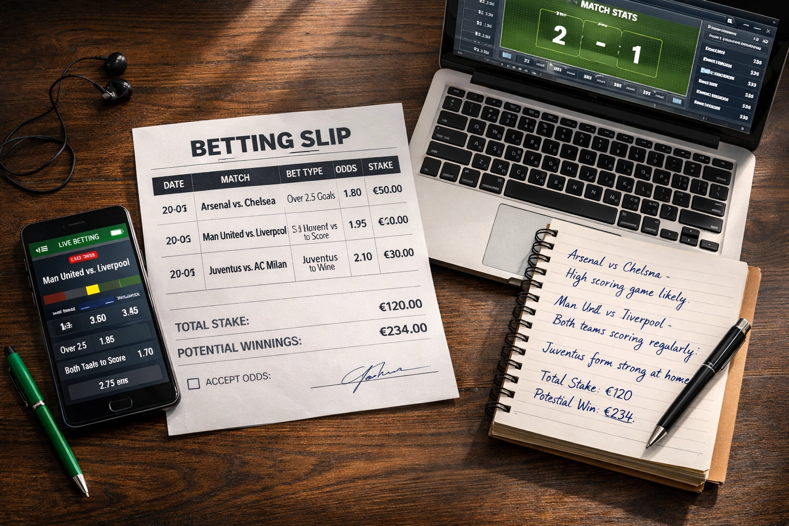 Sports betting analysis with odds and statistics for La Liga match