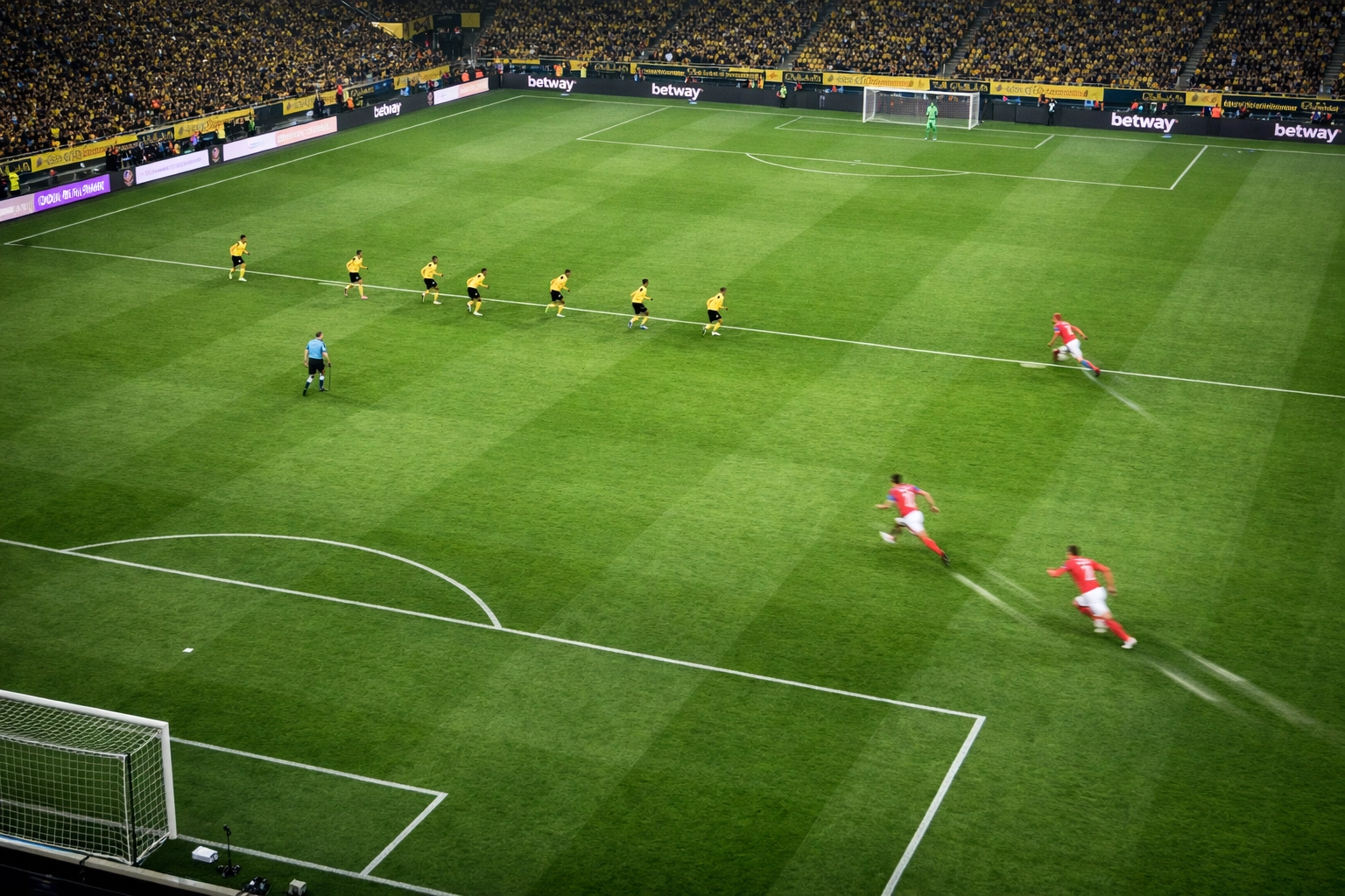 Dortmunds hohe Abwehrlinie lässt gefährliche Räume hinter der Defensive offen für Konterangriffe