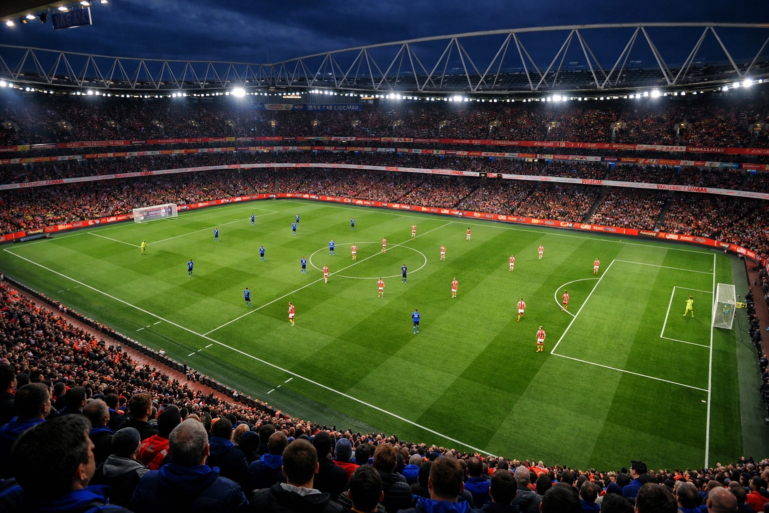 Emirates Stadium Arsenal Chelsea Premier League taktische Formation Überblick