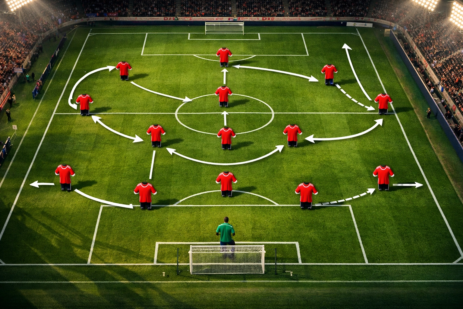 Leverkusens asymmetrische Formation unter Xabi Alonso mit invertierten Flügelspielern