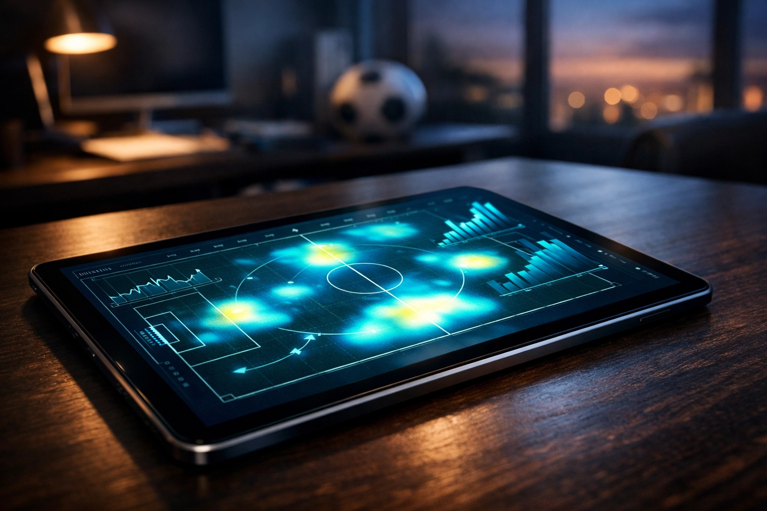 Fußball-Datenanalyse mit Heatmaps und xG-Statistiken für das Spiel Valencia gegen Levante.