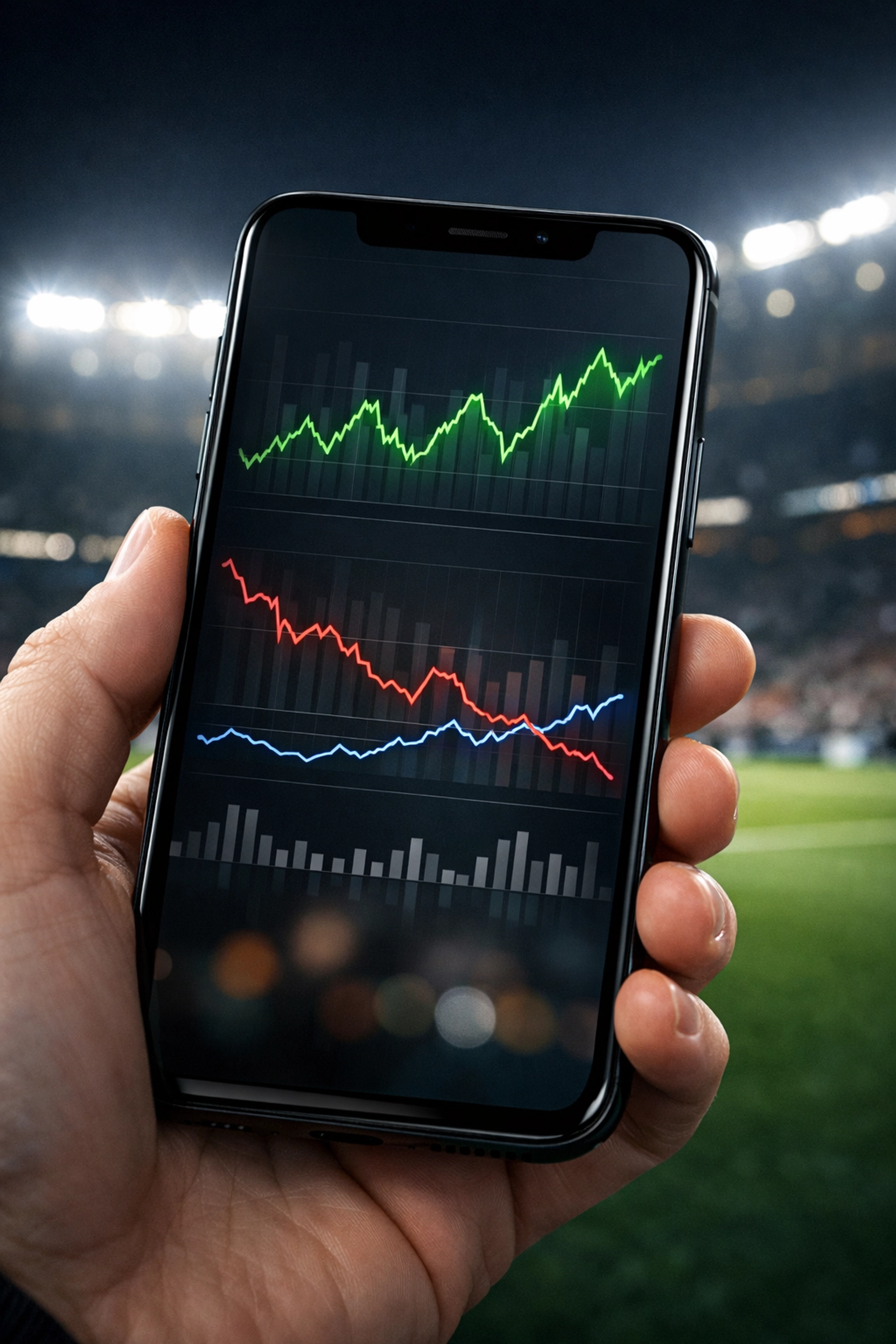 Marktanalyse und Quotenverlauf für die Eintracht Frankfurt Freiburg Prognose am Smartphone.