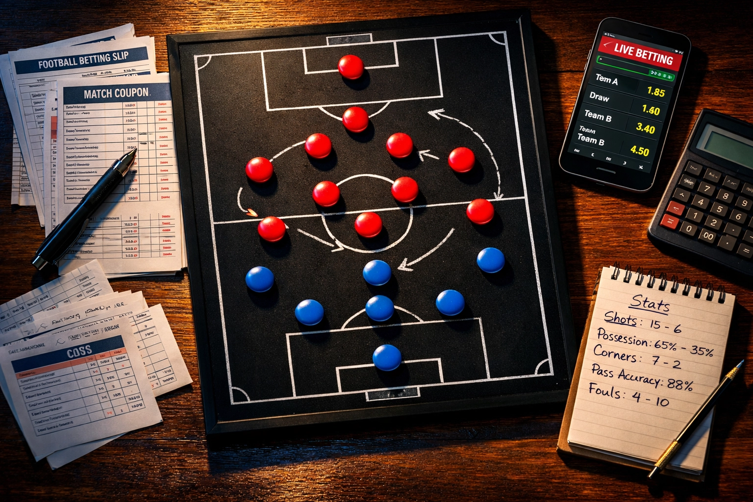 Sportwetten Strategie mit Taktiktafel und Wettquoten für 2. Bundesliga Spiel