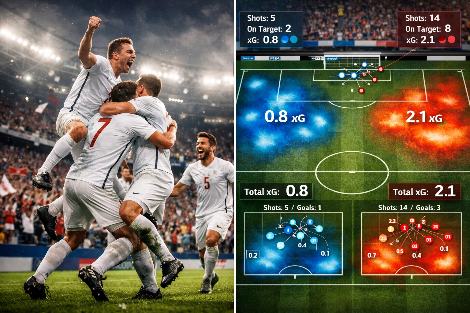 Vergleich Spielergebnis vs. xG-Analyse: Formkurve richtig bewerten bei Bundesliga-Wetten